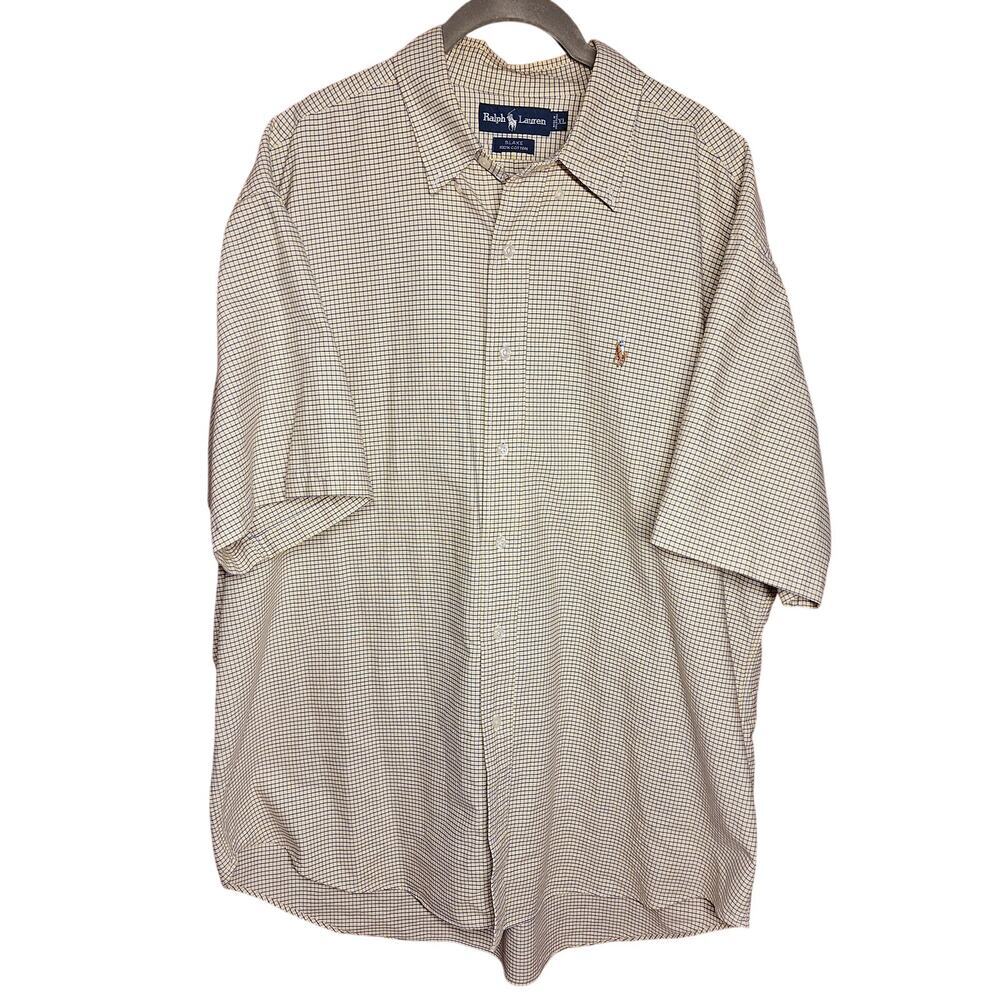 Polo ralph lauren vintage Blake short sleeve button down shirt preppy color pony